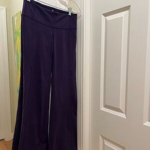 Athleta purple active wear/yoga everyday wide band pants, small